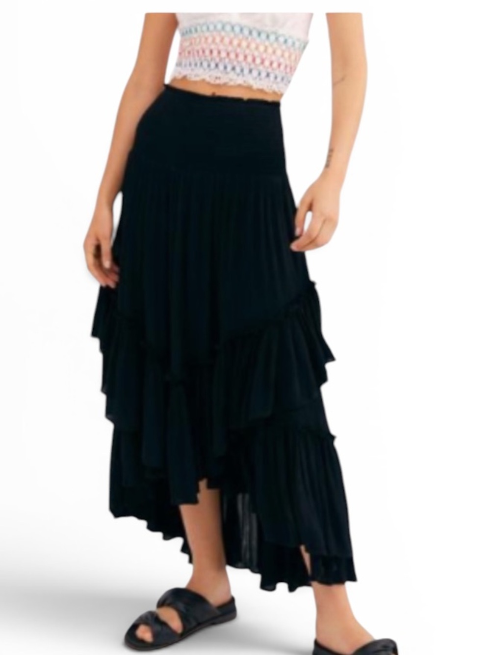 💋 FreePeople The Convertible Skirt Black XS 💋